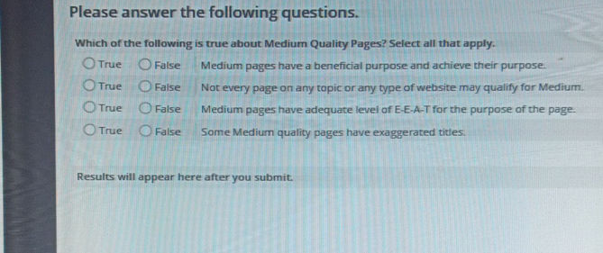 Which of the following is true about Medium | StudyX