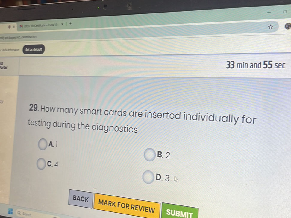 29. How many smart cards are inserted | StudyX