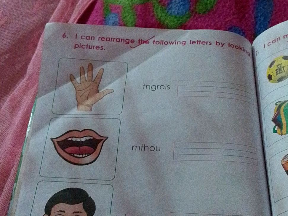 6. I can rearrange the following letters by | StudyX