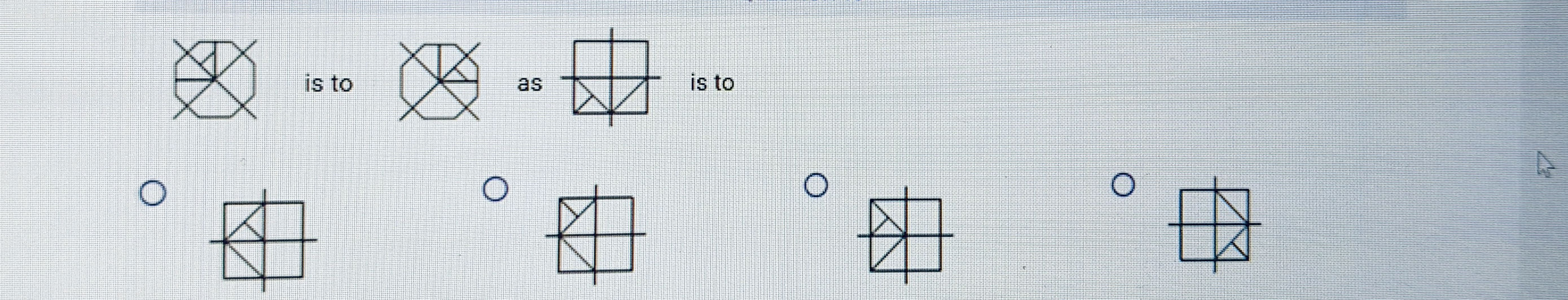 The image shows a pattern recognition