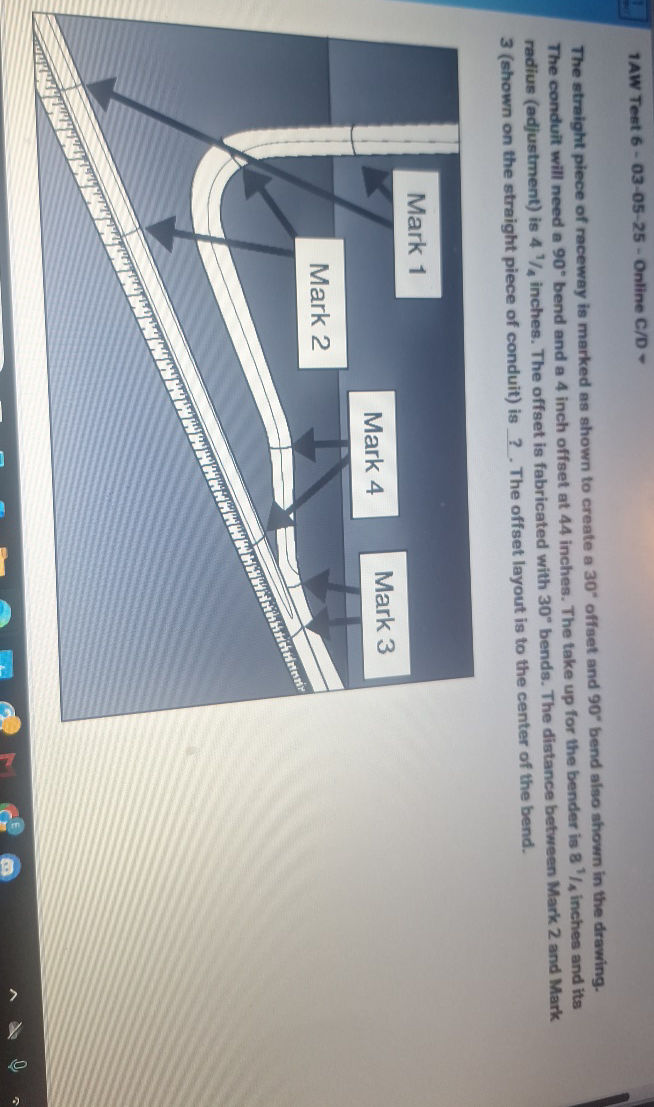 What Is Basic Raceway The straight piece of raceway is marked as | StudyX