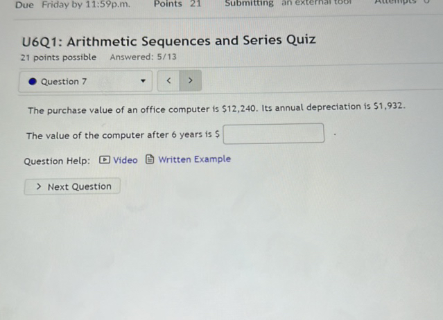 Due Friday by 1159pm Points 21 Submitting | StudyX