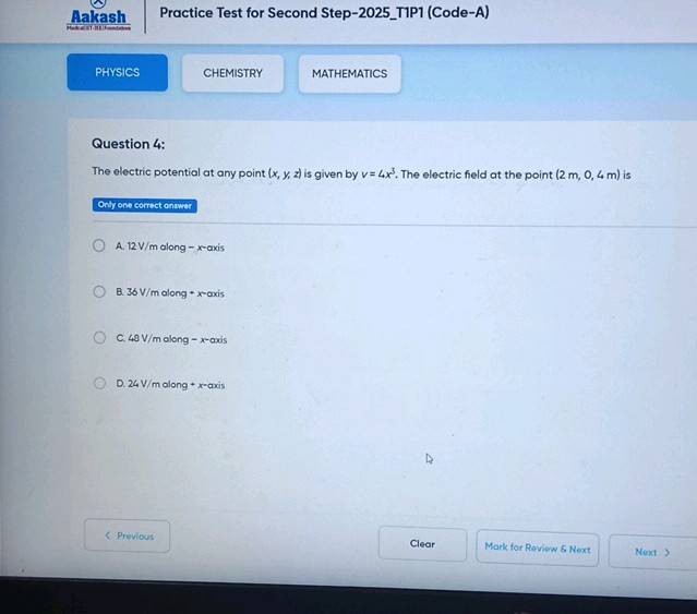 Statement Questions Aakash Module Aakash Practice Test for Second