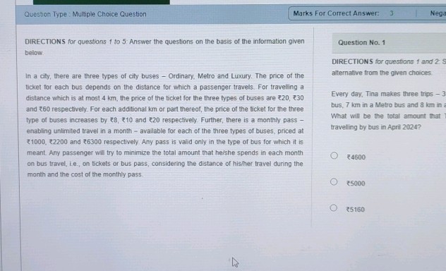 Question Type Multiple Choice Question | StudyX