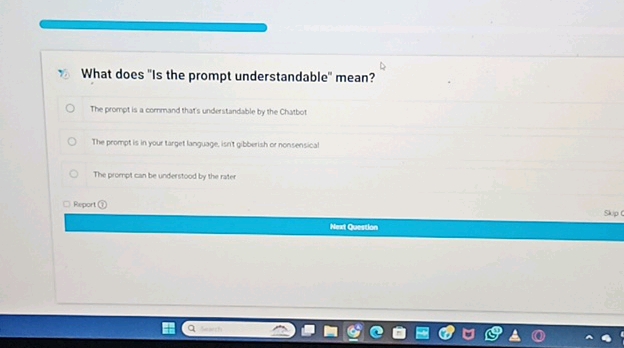What does Is the prompt understandable mean | StudyX