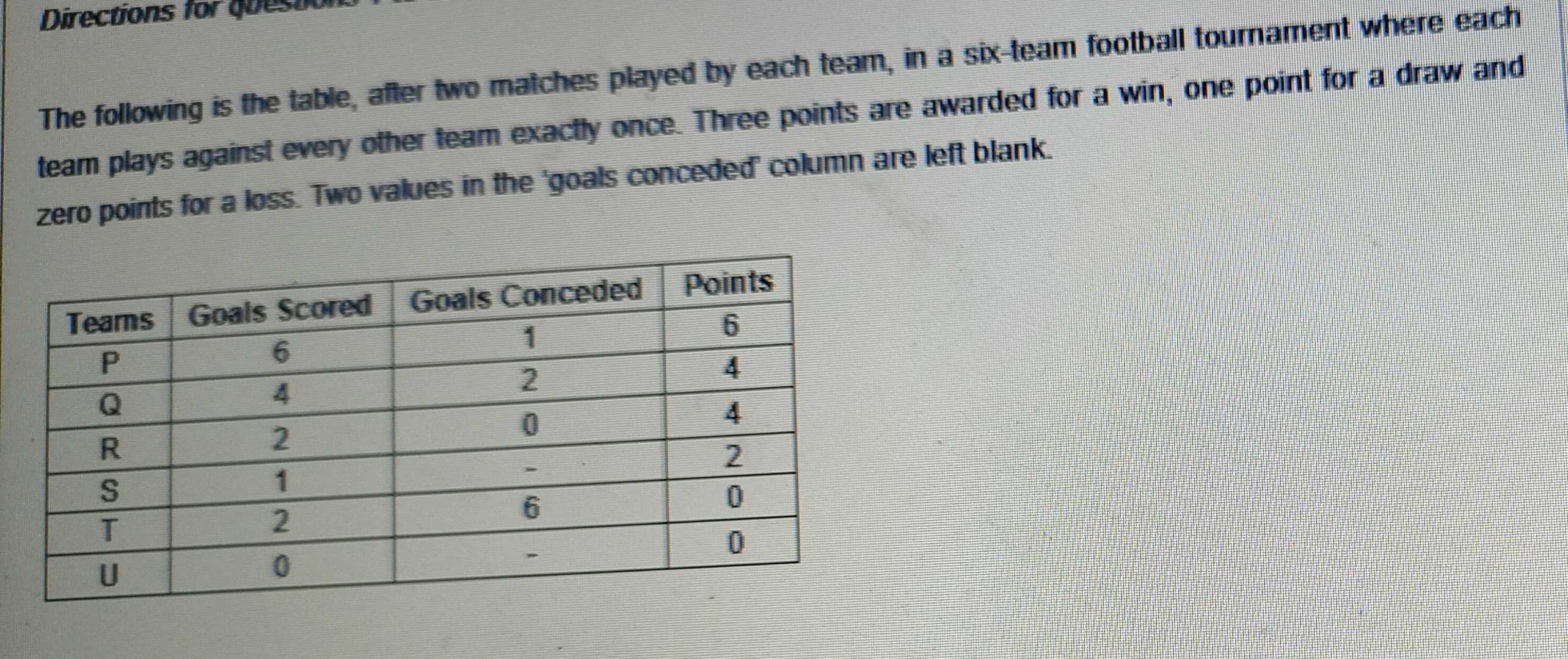 Match Table Grid Example The following is the table after two matches | StudyX