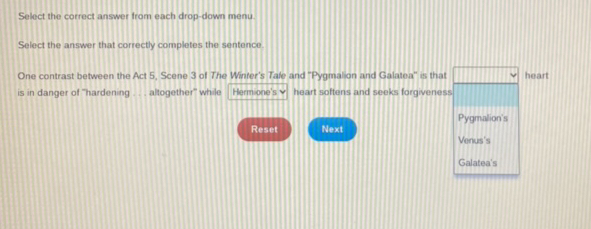 Select the correct answer from each | StudyX