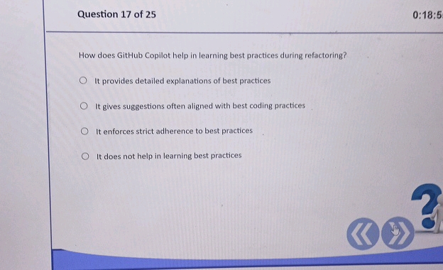 Question 17 of 25 0 18 5 How does GitHub | StudyX