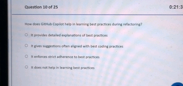 Question 10 of 2 5 0 21 3 How does GitHub | StudyX