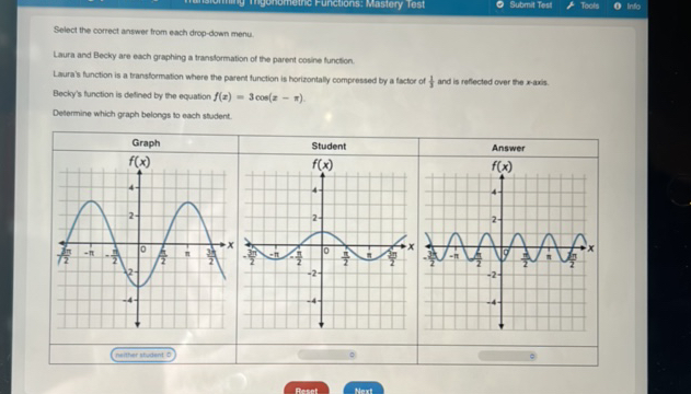 Select the correct answer from each | StudyX