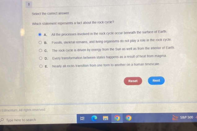 3 Select the correct answer Which statement | StudyX