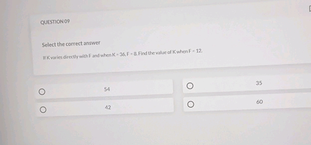 QUESTIONO9 Select the correct answer 11 K | StudyX