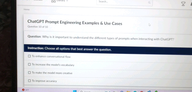 Home ChatGPT Prompt Engineering Examples Use
