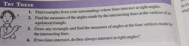 Intersection Example English Try These 1 Find examples from your | StudyX