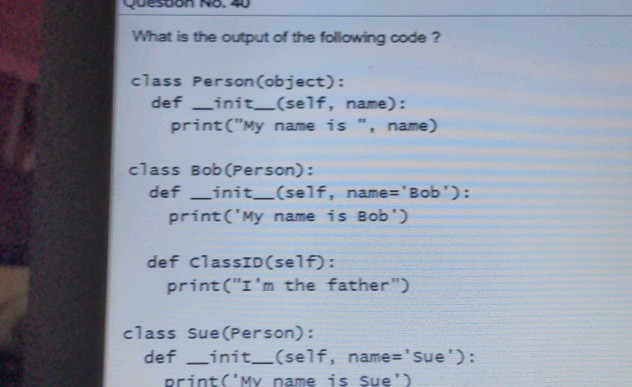 What is the output of the following code | StudyX