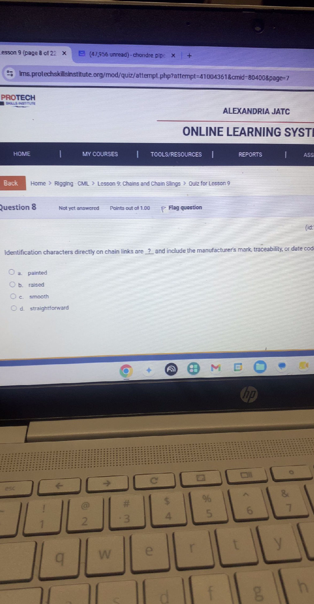Identification characters directly on chain