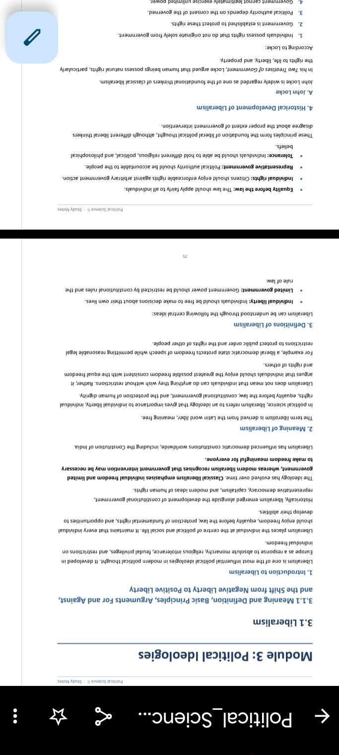 Natural Rights Def Gov Module 3: Political Ideologies 3.1