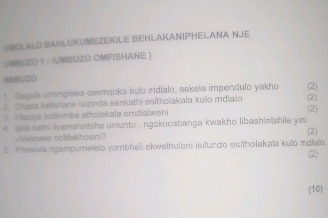 Phawula UMDLALO BAHLUKUMEZEKILE BEHLAKANIPHELANA NJE