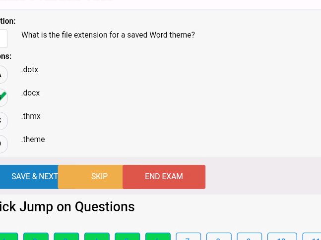 Word File Type Ext What is the file extension for a saved Word | StudyX