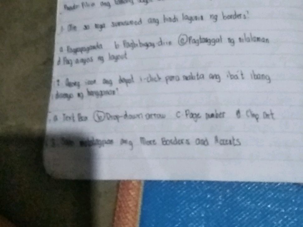 1. Ano sa mga sumusunod ang hindi layunin ng | StudyX