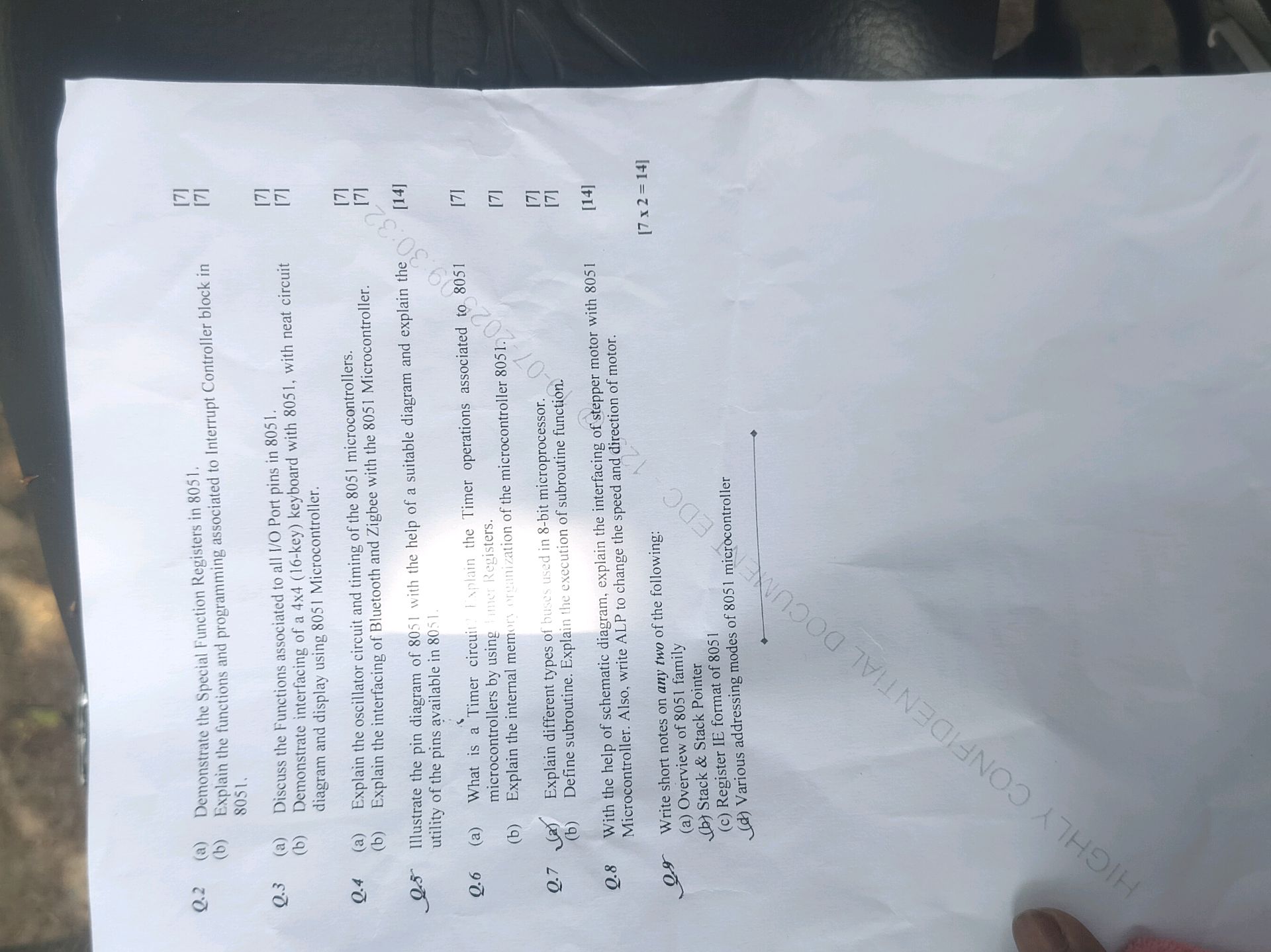 Q.2 (a) Demonstrate the Special Function | StudyX
