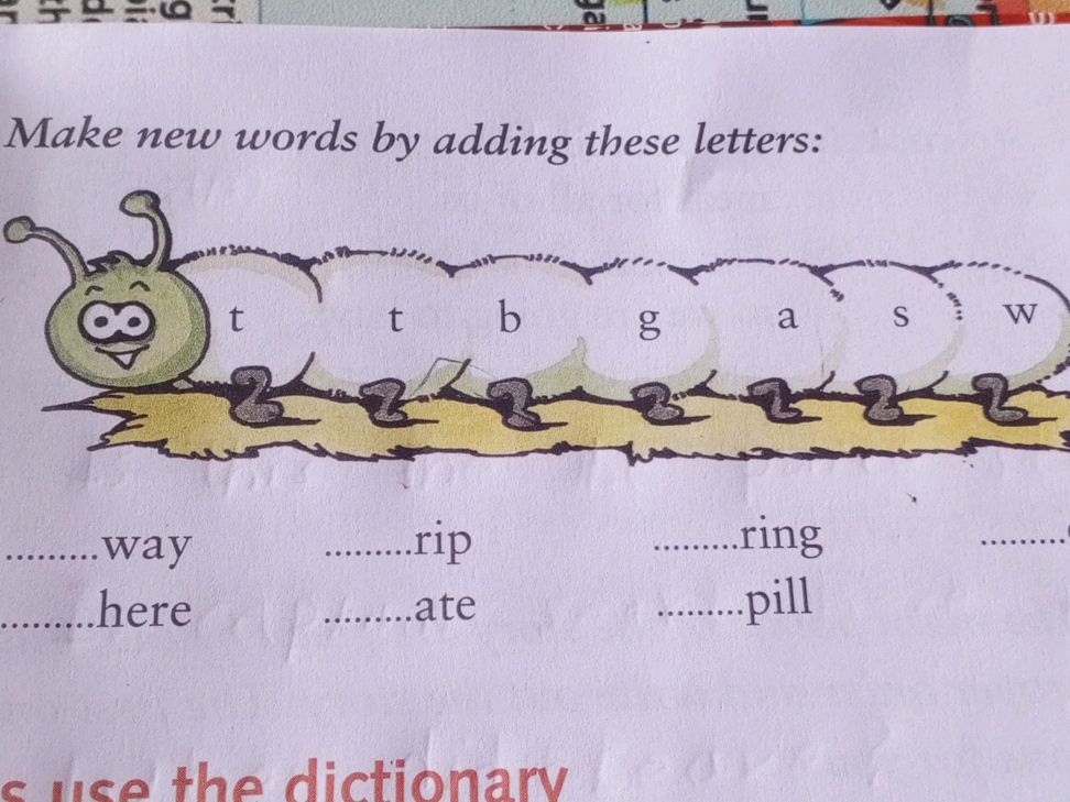 Make new words by adding these letters: | StudyX