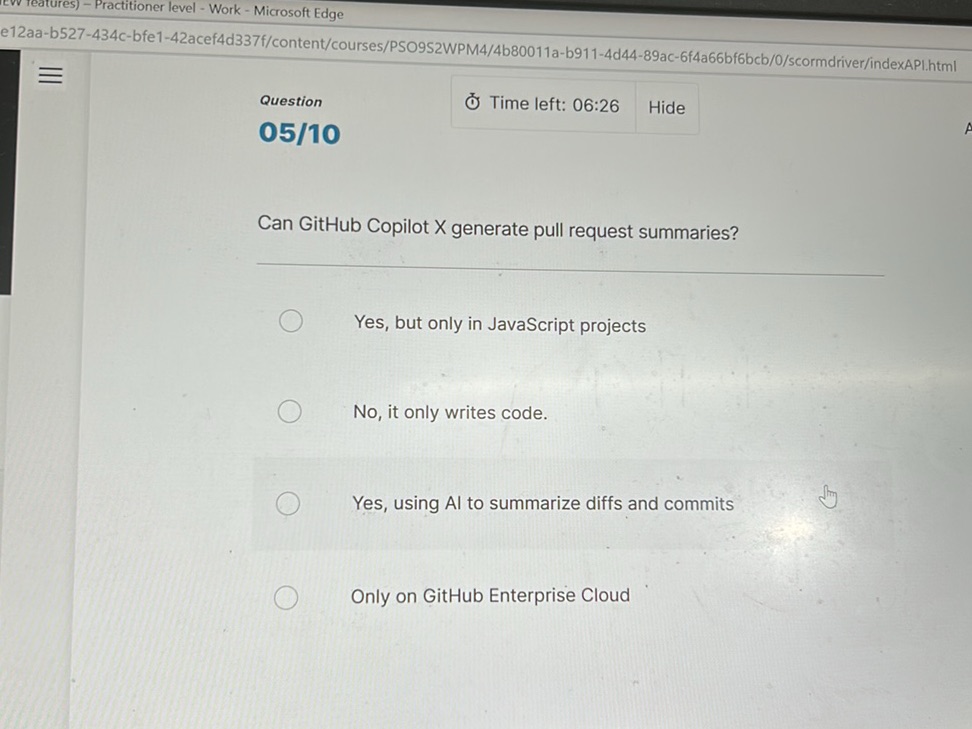 Can GitHub Copilot X generate pull request | StudyX