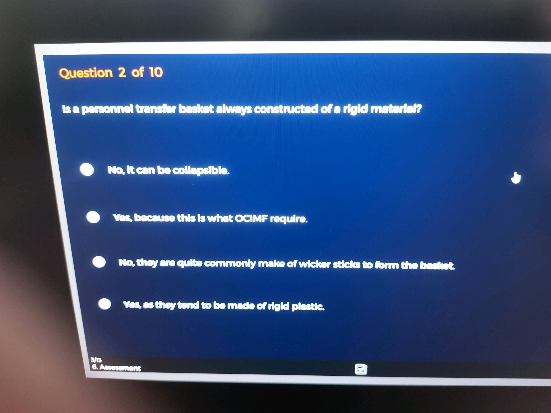 Question 2 of 10 Is a personnel transfer | StudyX