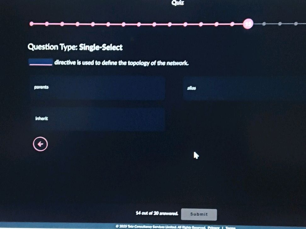 directive is used to define the topology of | StudyX