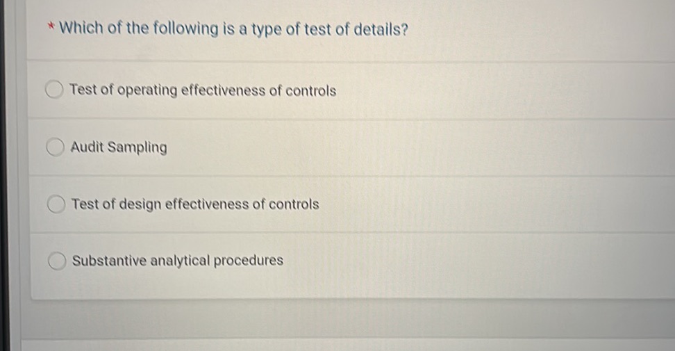 Which of the following is a type of test of