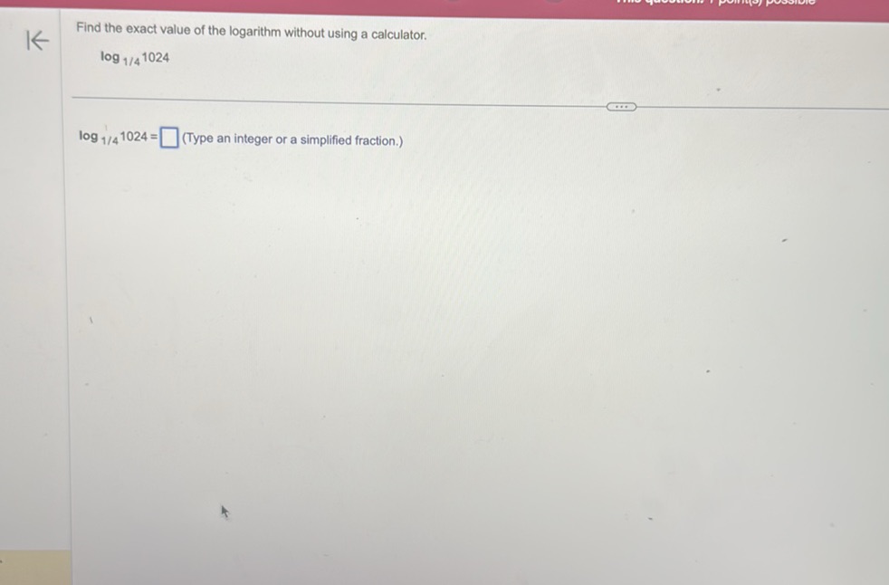 Find The Exact Value Of The Logarithm Without Using A Calculator