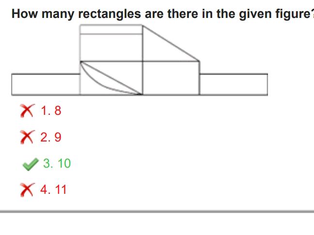Rectangles In Figure How many rectangles are there in the given | StudyX