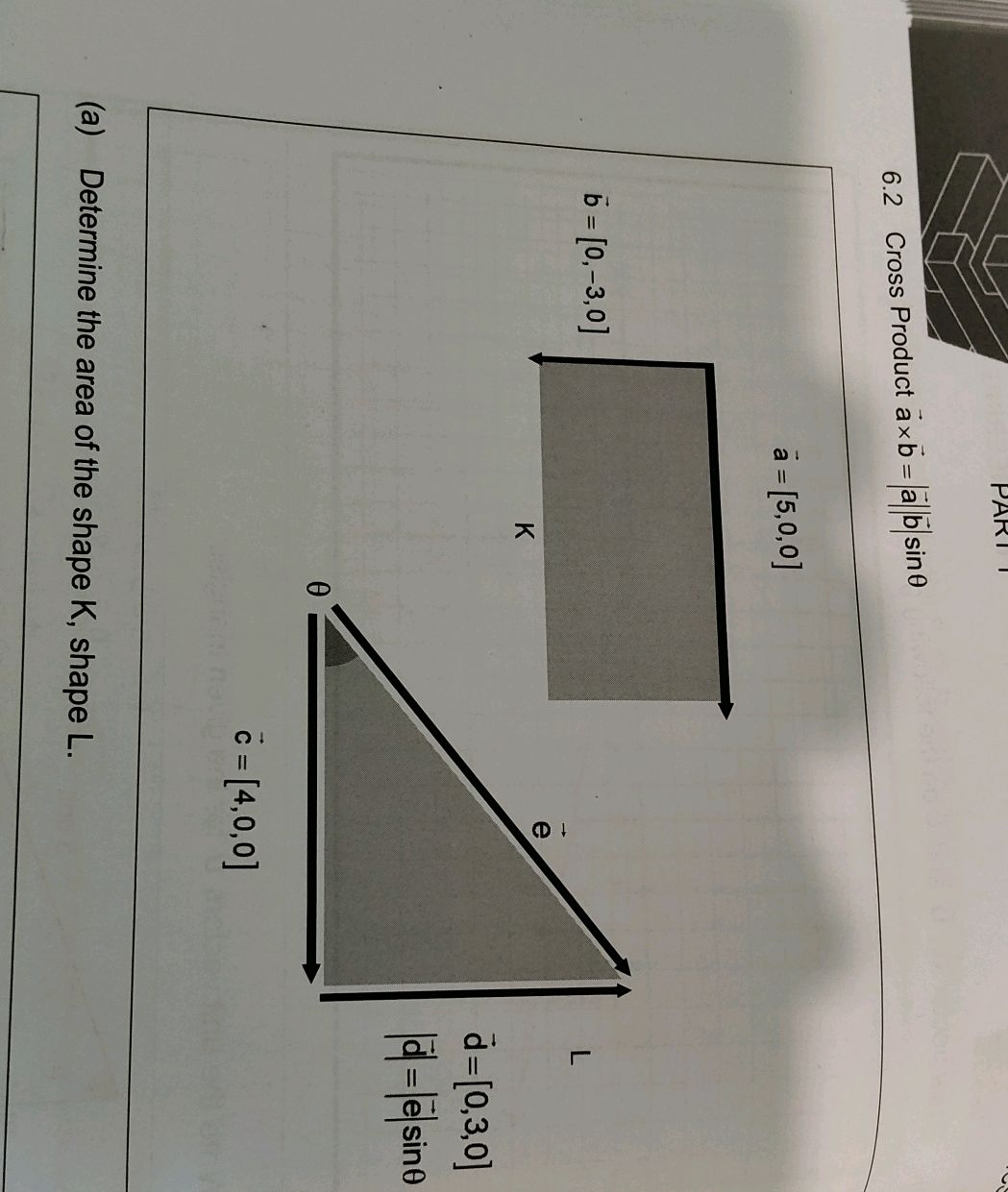 K Shape (a) Determine the area of the shape K, shape