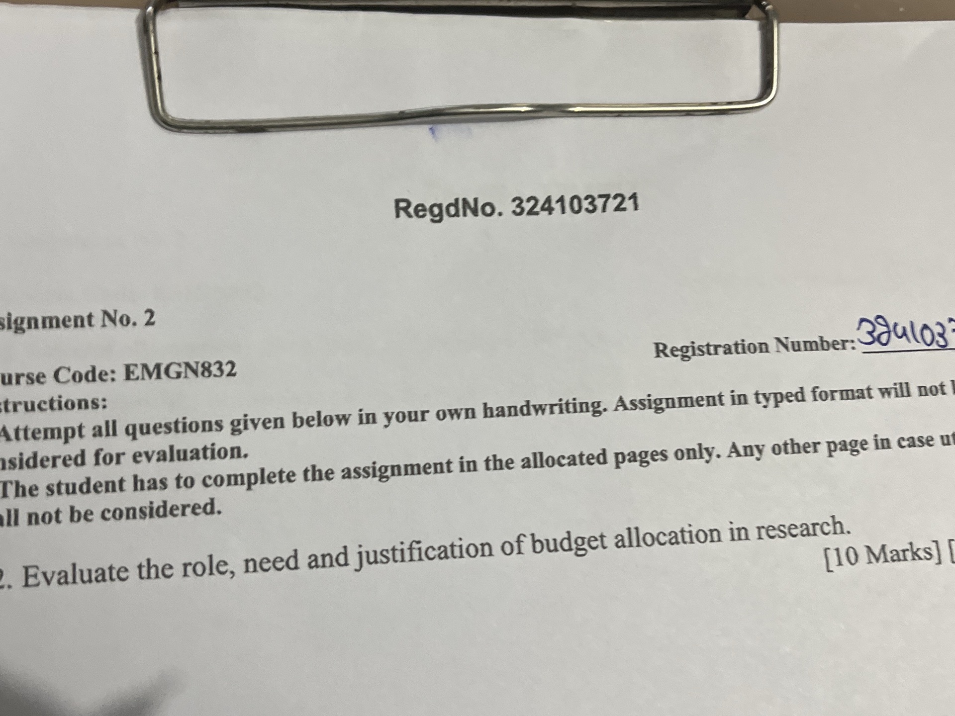 Evaluate the role, need and justification of