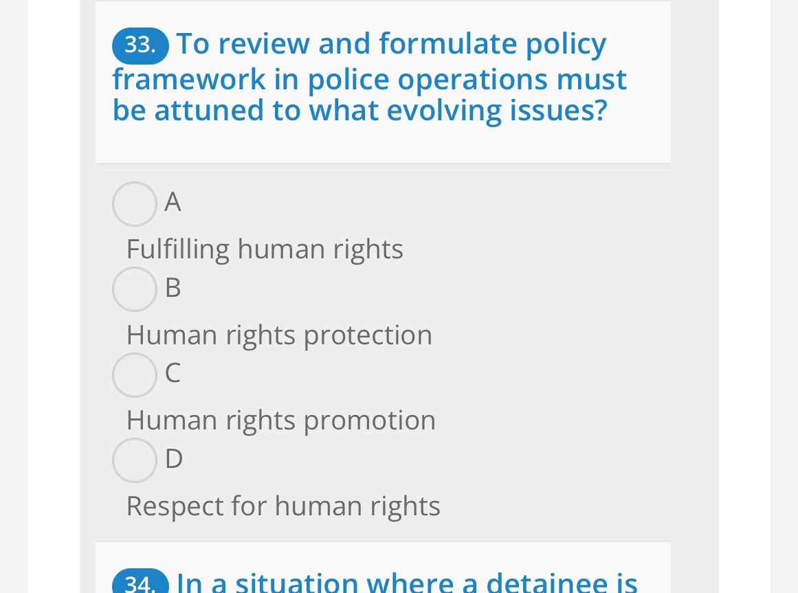 33. To review and formulate policy framework | StudyX