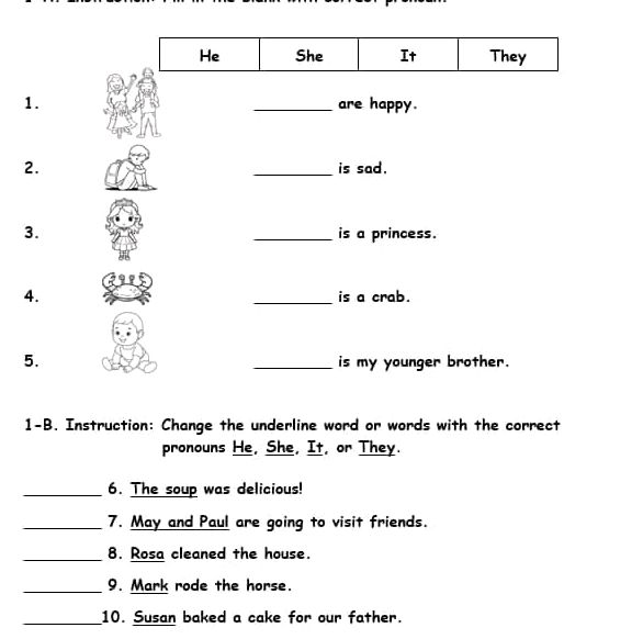 1-A. Instruction: Fill in the blank with | StudyX