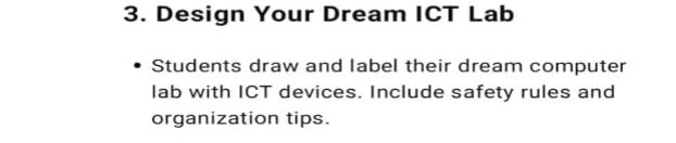 3. Design Your Dream ICT Lab - Students | StudyX
