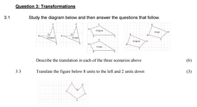 3. Question 3: Transformations 3.1 Study | StudyX