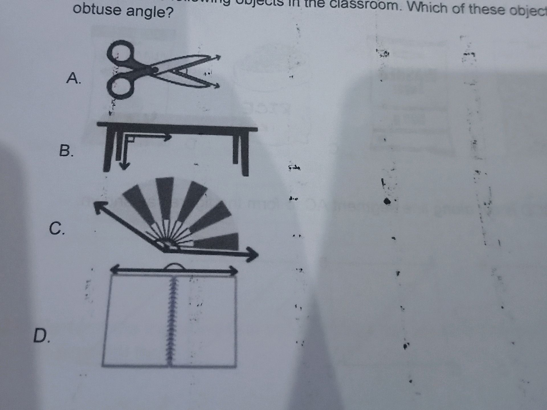 Which of these objects in the classroom has | StudyX