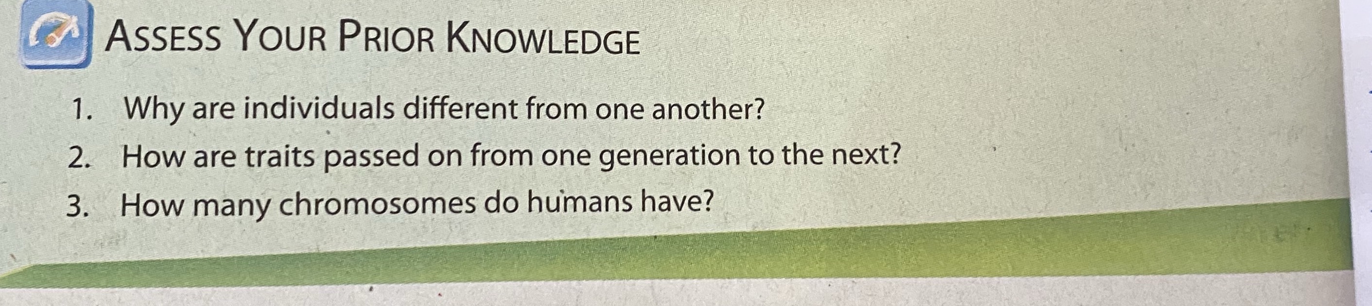 1. Why are individuals different from one | StudyX