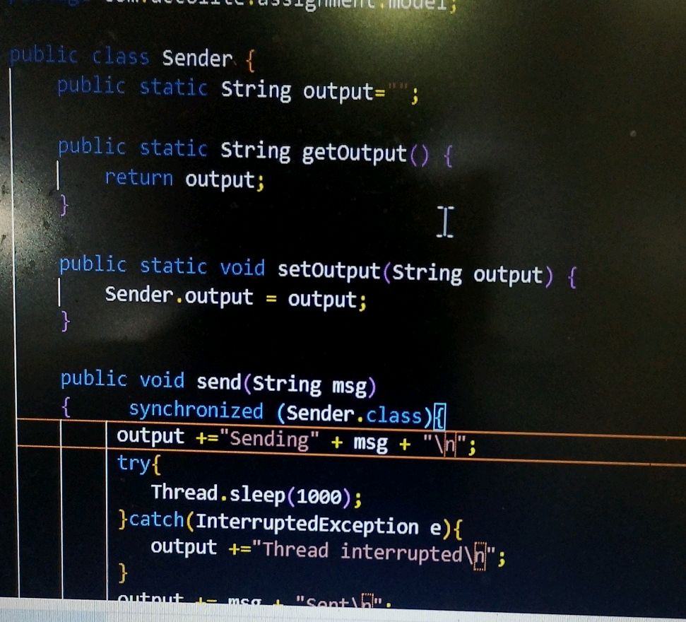 ```java public class Sender { public | StudyX