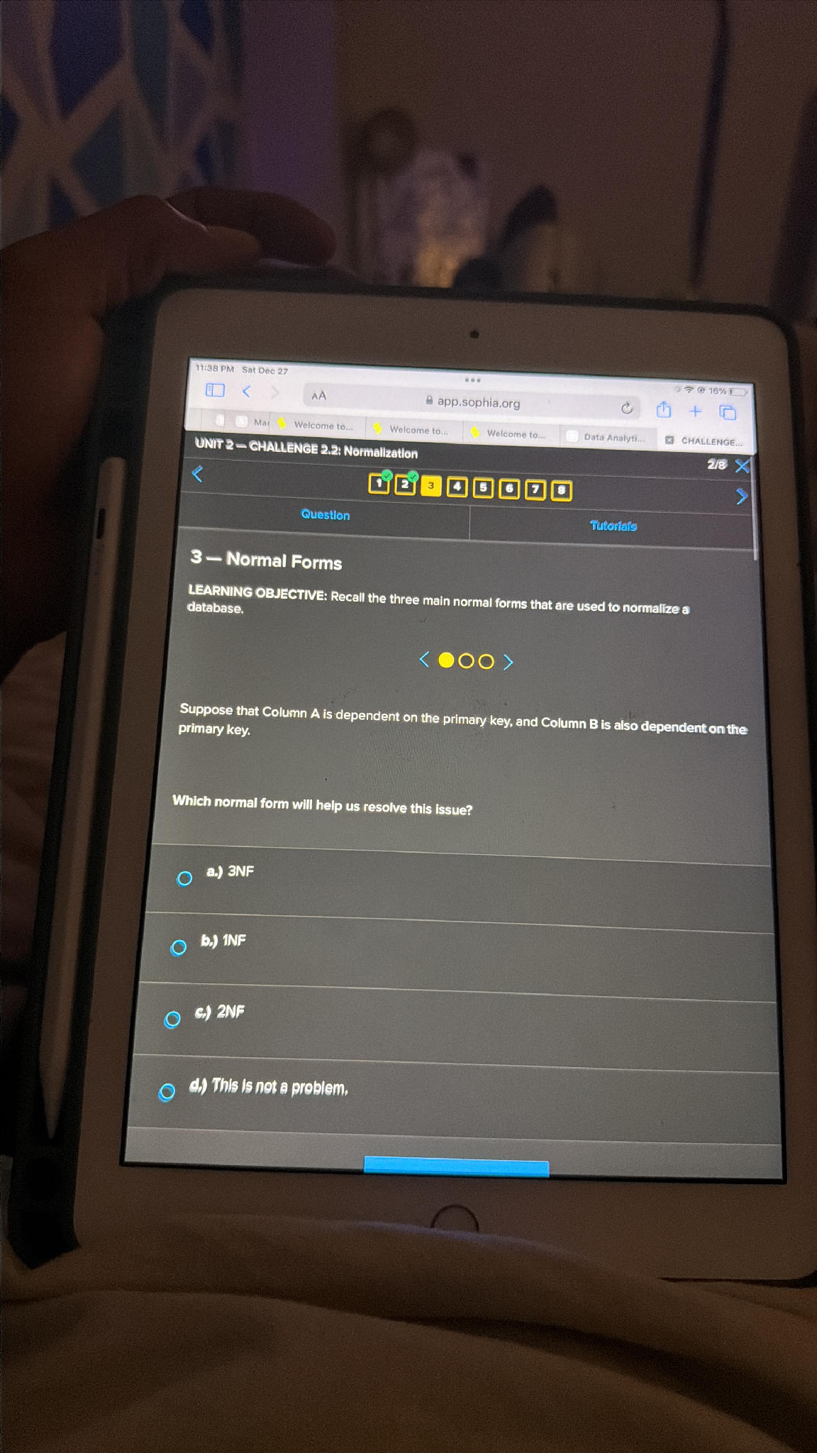 3 – Normal Forms LEARNING OBJECTIVE: Recall | StudyX