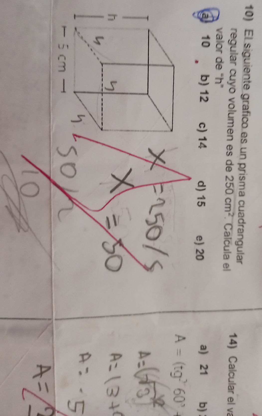 El siguiente grafico es un prisma | StudyX