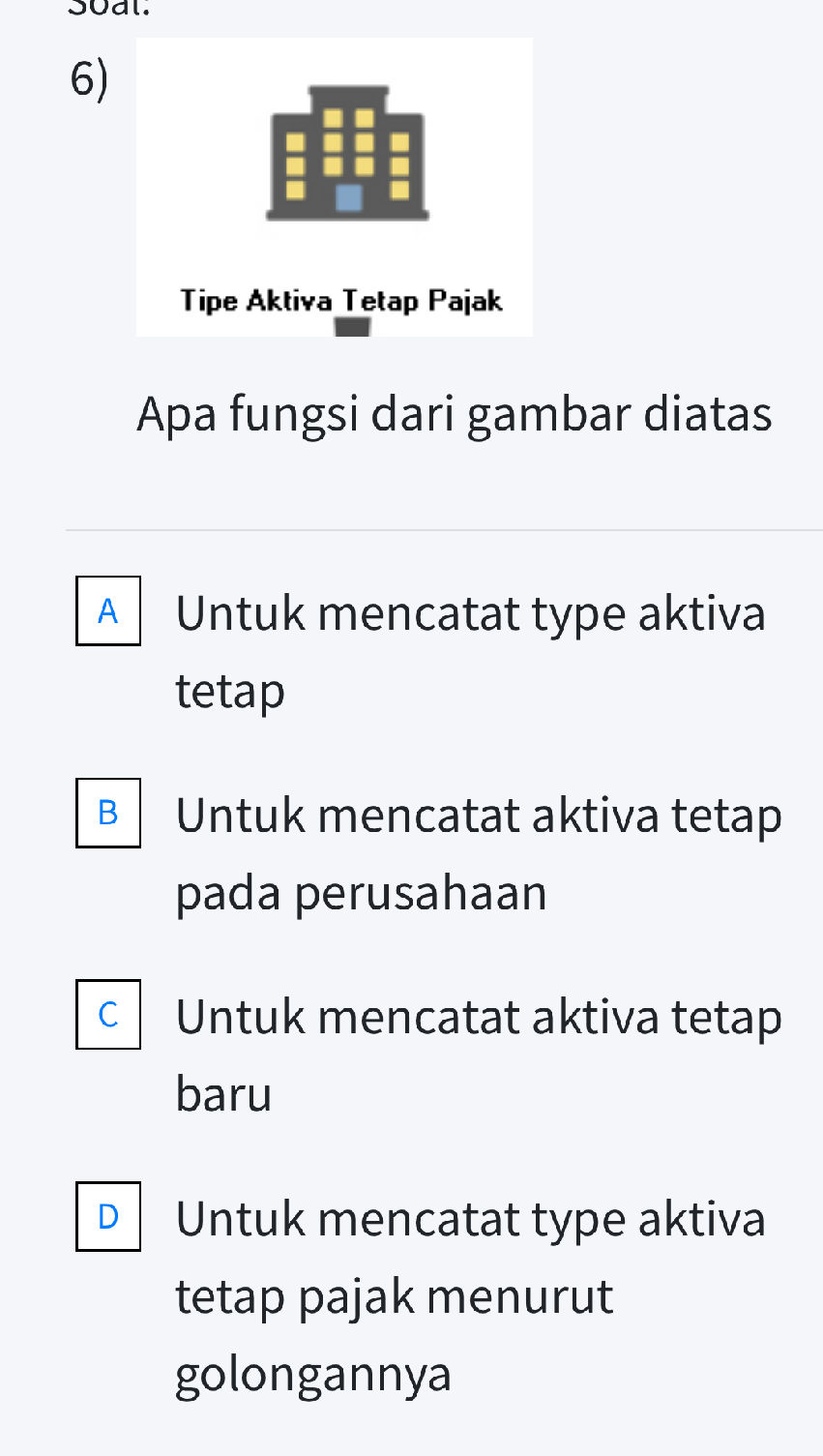 Tipe Aktiva Tetap Pajak Apa fungsi dari StudyX