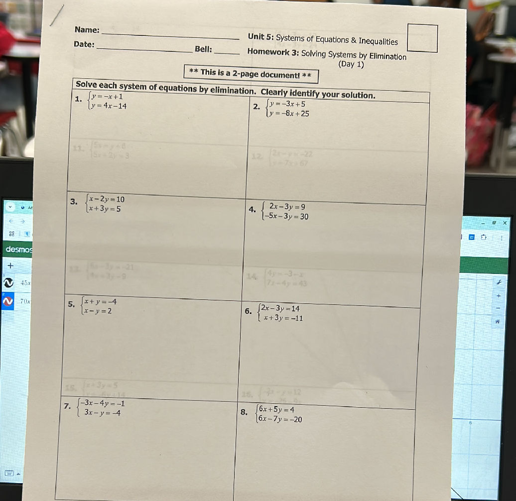 Solve each system of equations by | StudyX