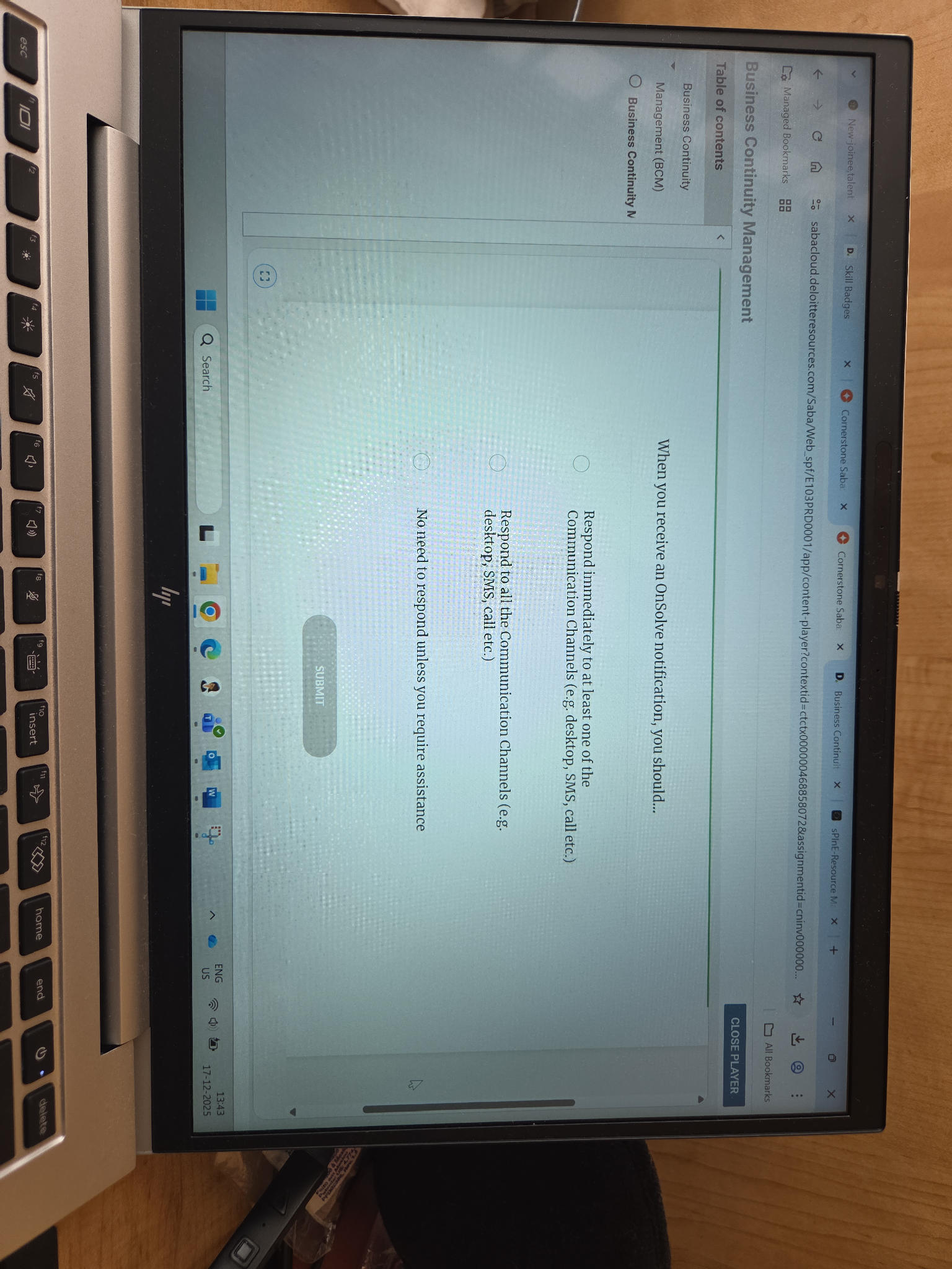 Onsolve Message When you receive an OnSolve notification,