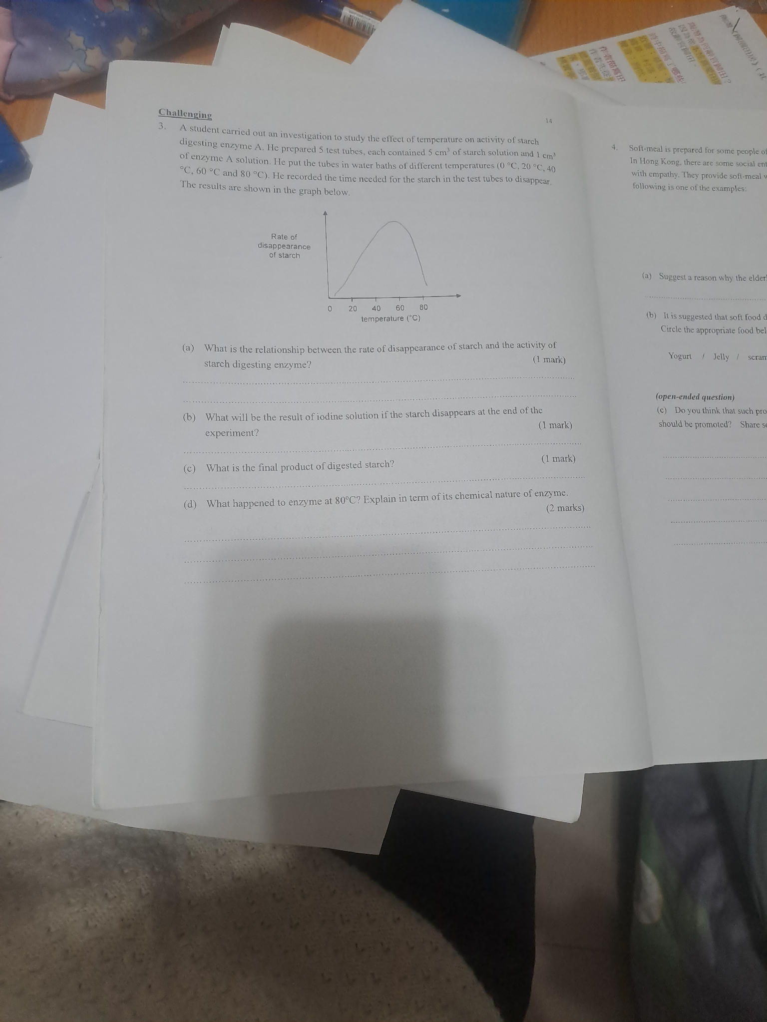3. A student carried out an investigation to | StudyX