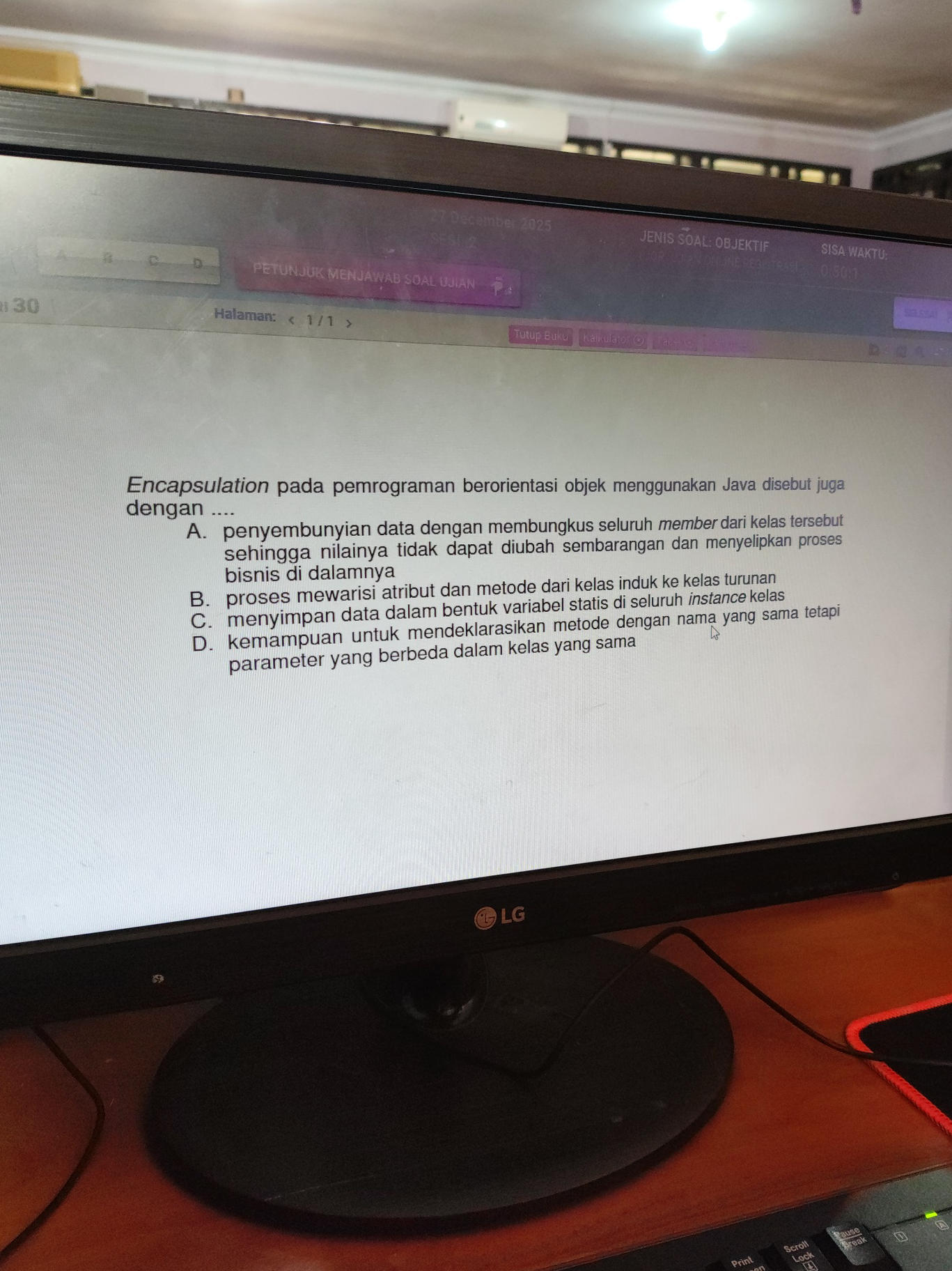 Encapsulation pada pemrograman berorientasi | StudyX