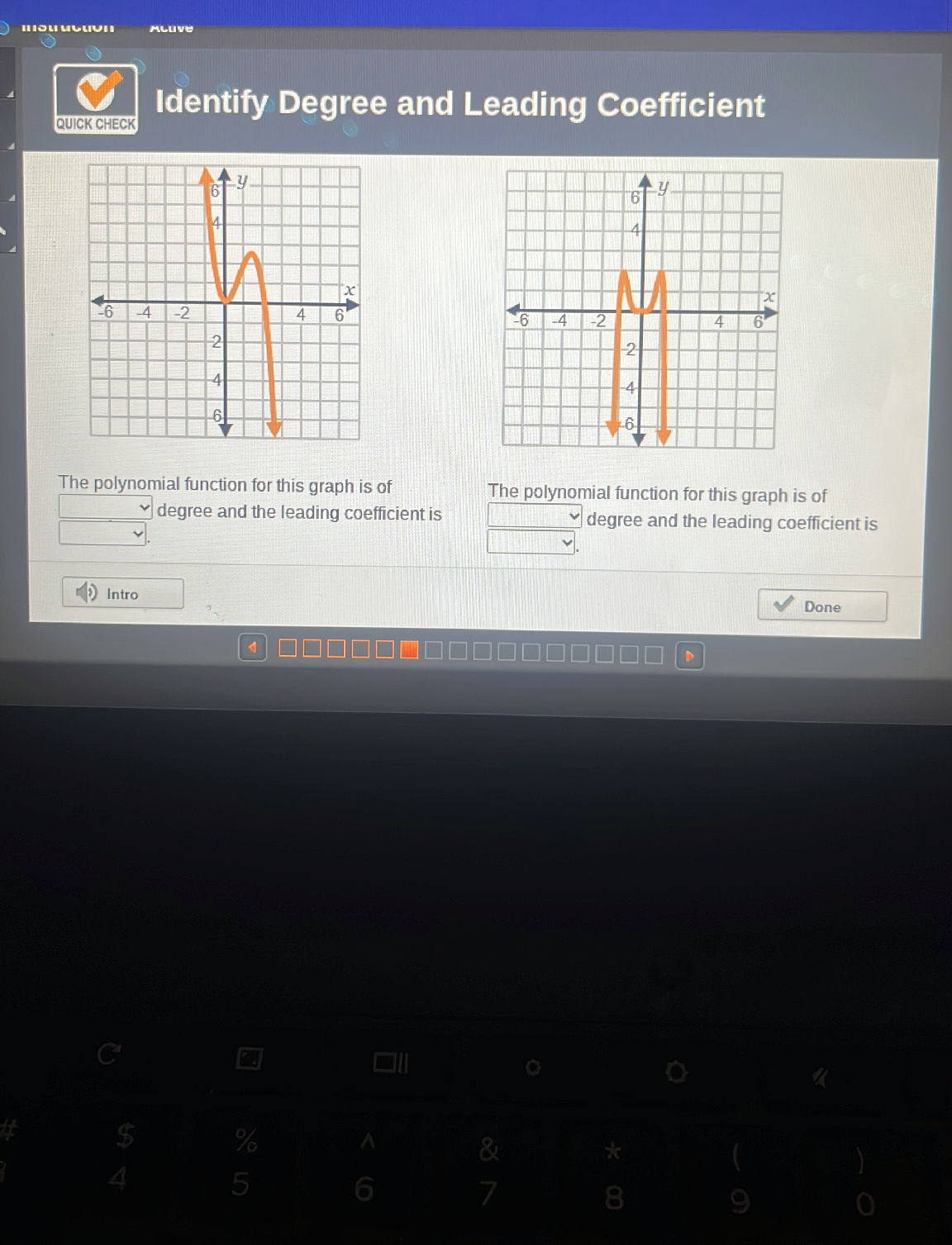 Identify Degree and Leading Coefficient | StudyX