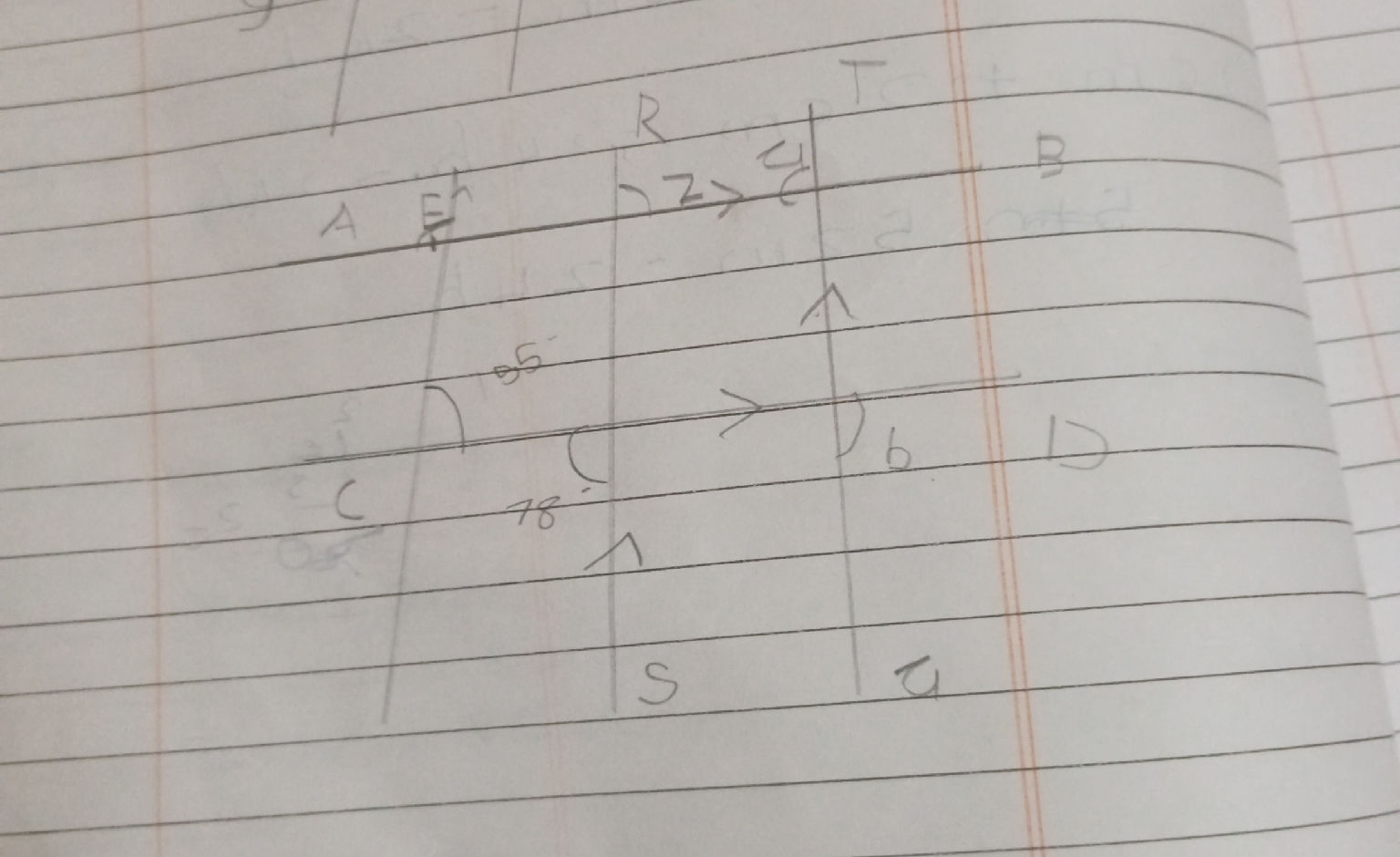 Given the diagram with angles: Angle at A: | StudyX